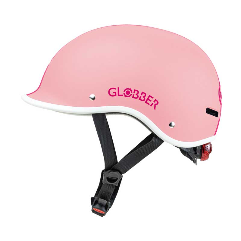 Globber Детска светеща каска Globber Master XS/S (47-51см), пастелно розова