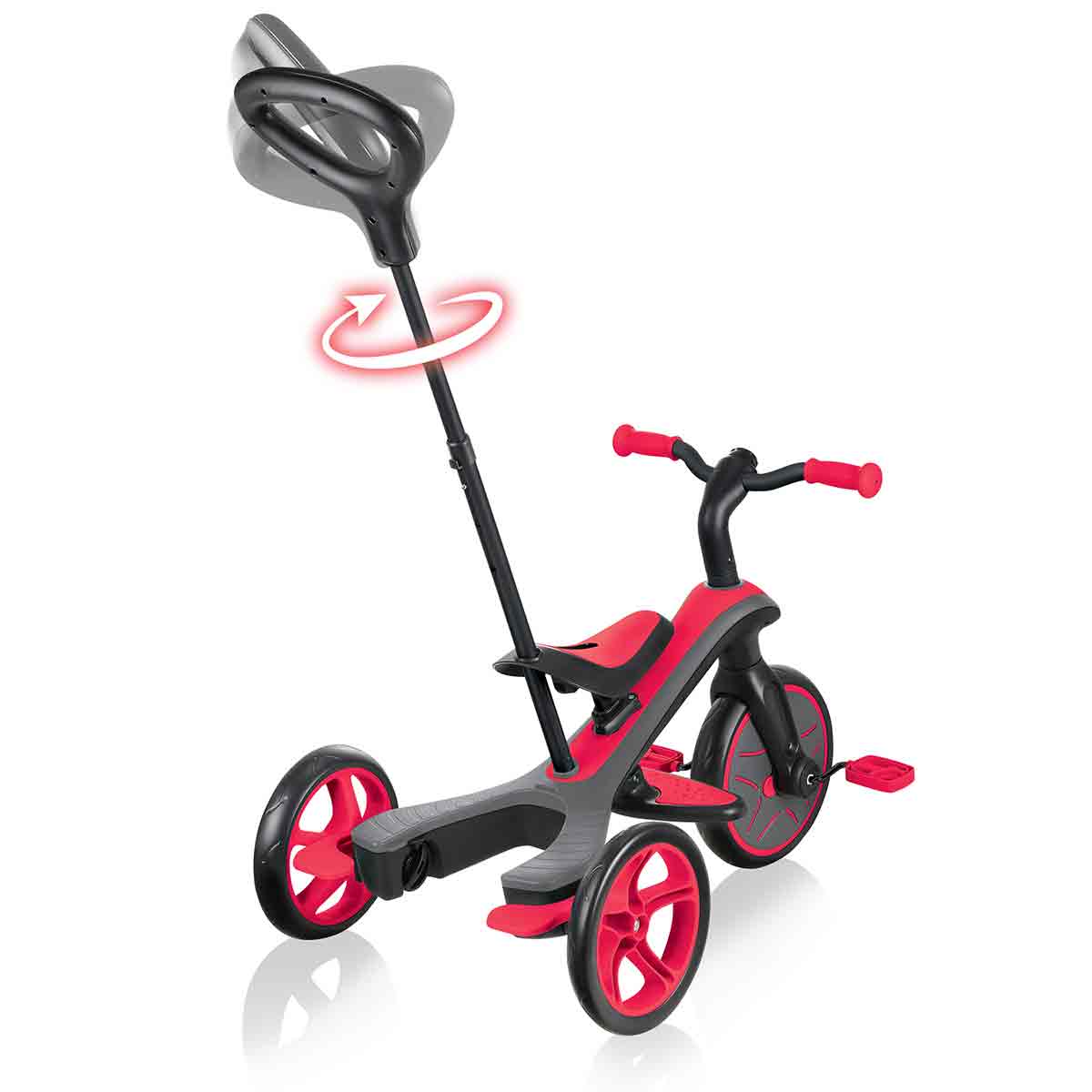 Globber Детска триколка 3 в 1 Globber Trike Explorer - червена