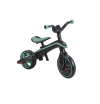 Globber Детска триколка 4 в 1 GLOBBER EXPLORER TRIKE FOLDABLE, сгъваема, цвят маслина