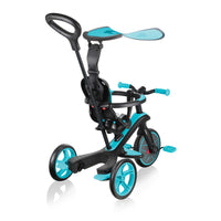 Globber Детска триколка 4 в 1, Globber Trike Explorer синьо-зелена