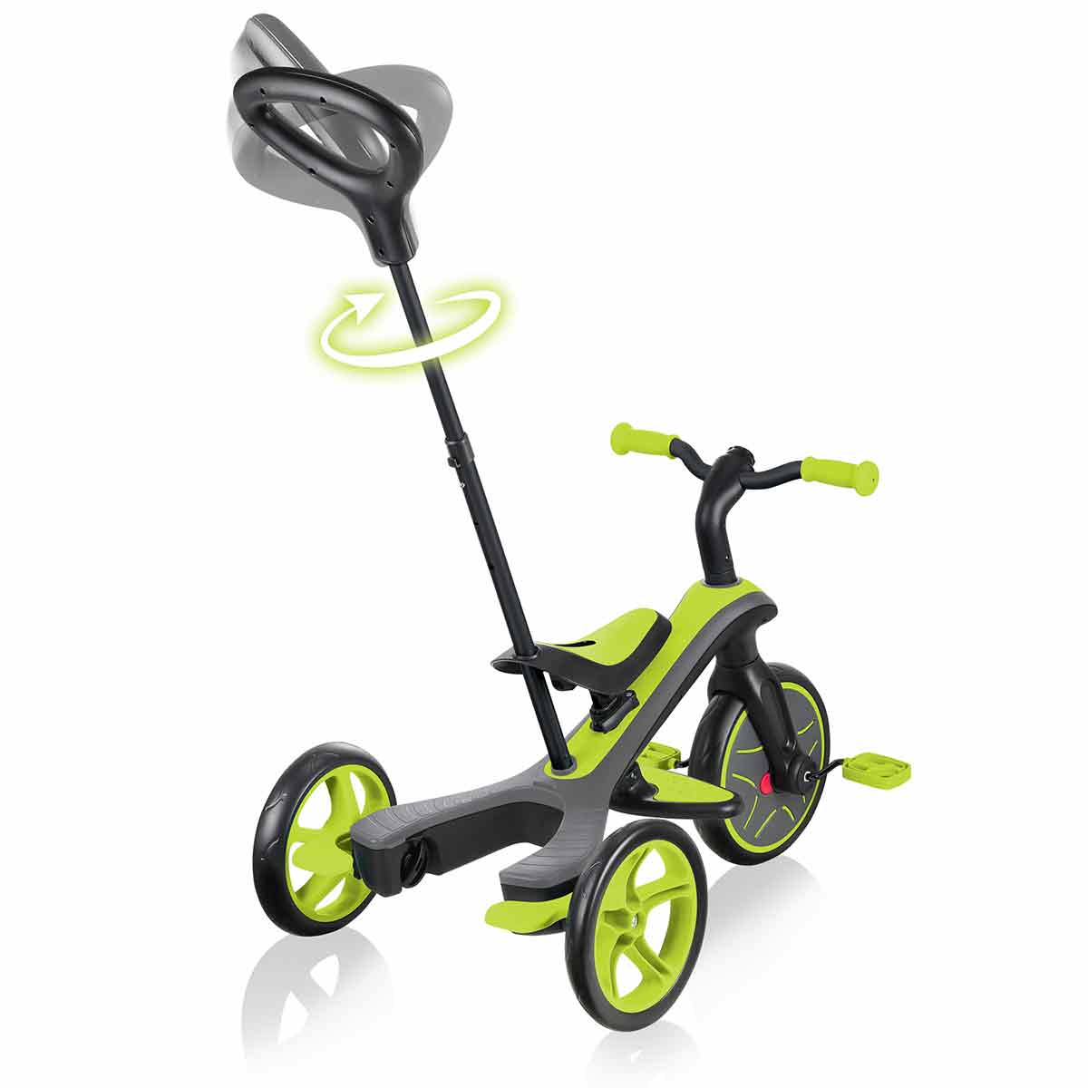 Globber Детска триколка 4 в 1 Globber Trike Explorer, зелена