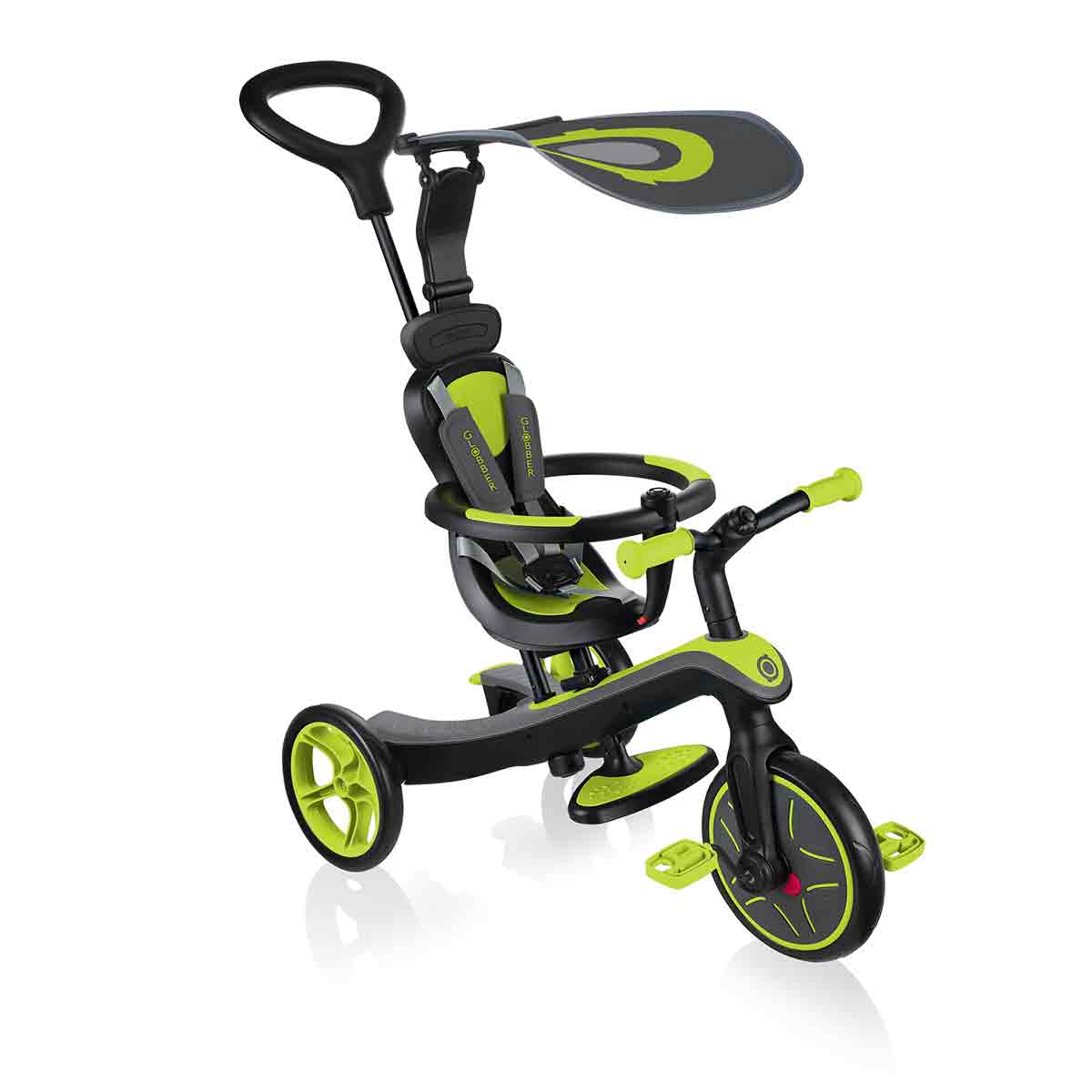 Globber Детска триколка 4 в 1 Globber Trike Explorer, зелена