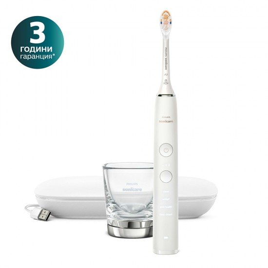 Philips Sonicare Ел.четка DIAMOND CLEAN серия 9000, HX9911/19 - бял