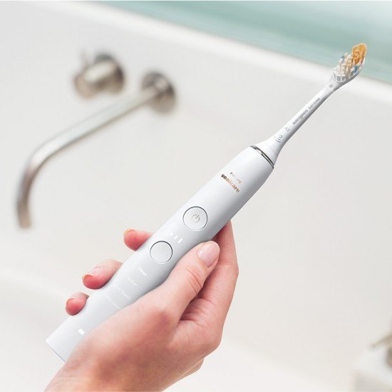 Philips Sonicare Ел.четка DIAMOND CLEAN серия 9000, HX9911/19 - бял