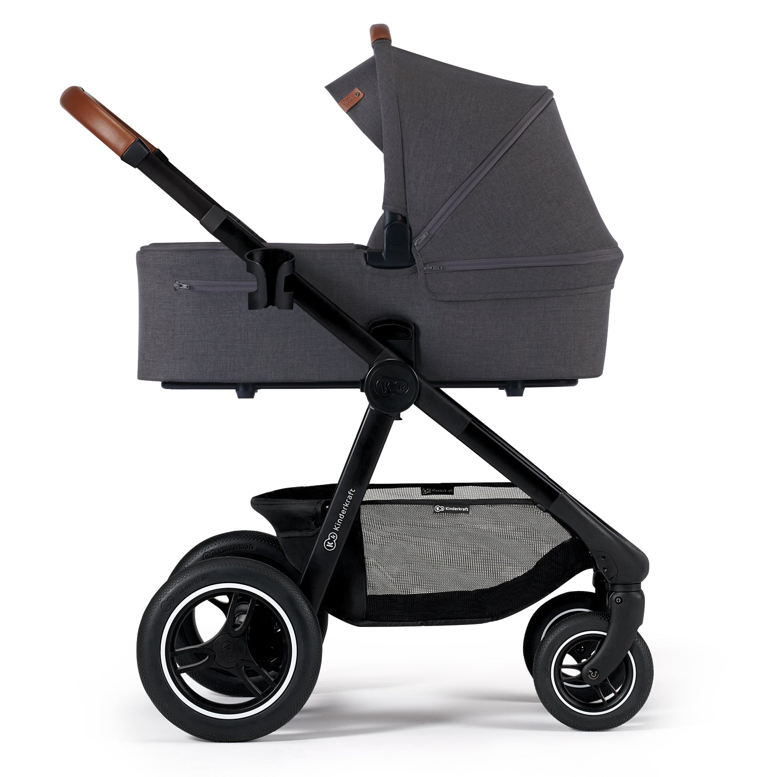 Kinderkraft бебешка количка EVERYDAY 2in1 dark grey