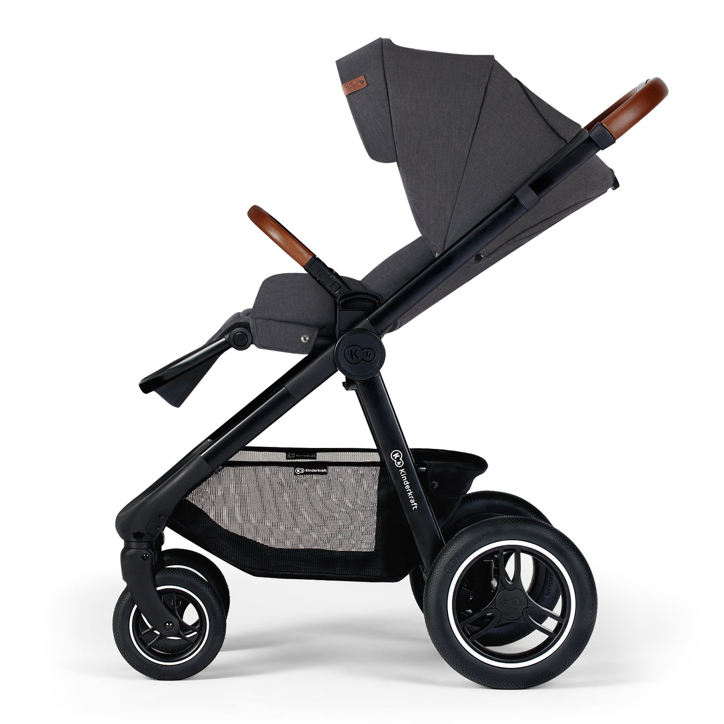 Kinderkraft бебешка количка EVERYDAY 2in1 dark grey