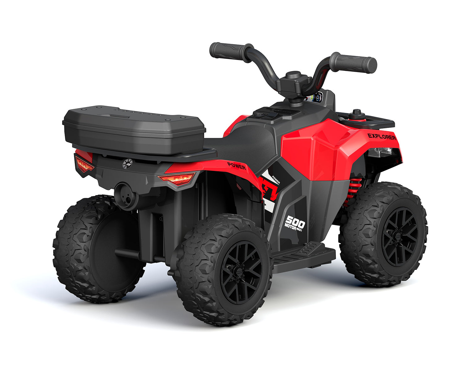 KikkaBoo Акумулаторна кола ATV Master Red