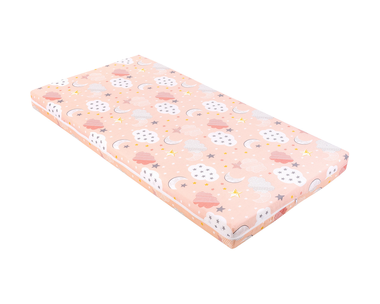 KikkaBoo Матрак Fantasia Plus 70х140x8см Clouds Peach