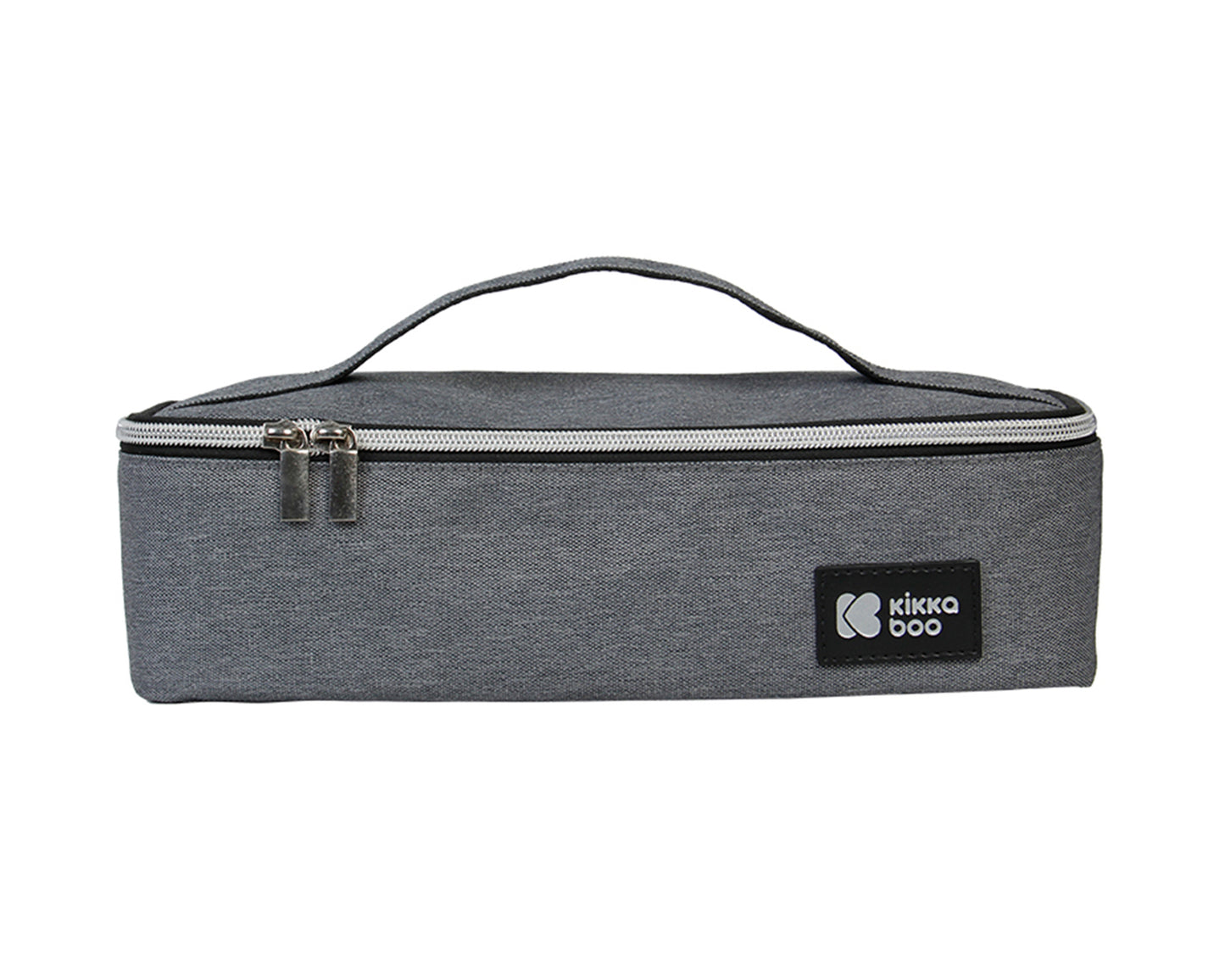 KikkaBoo Чанта за храна Foody Dark Grey 28x10x8 см