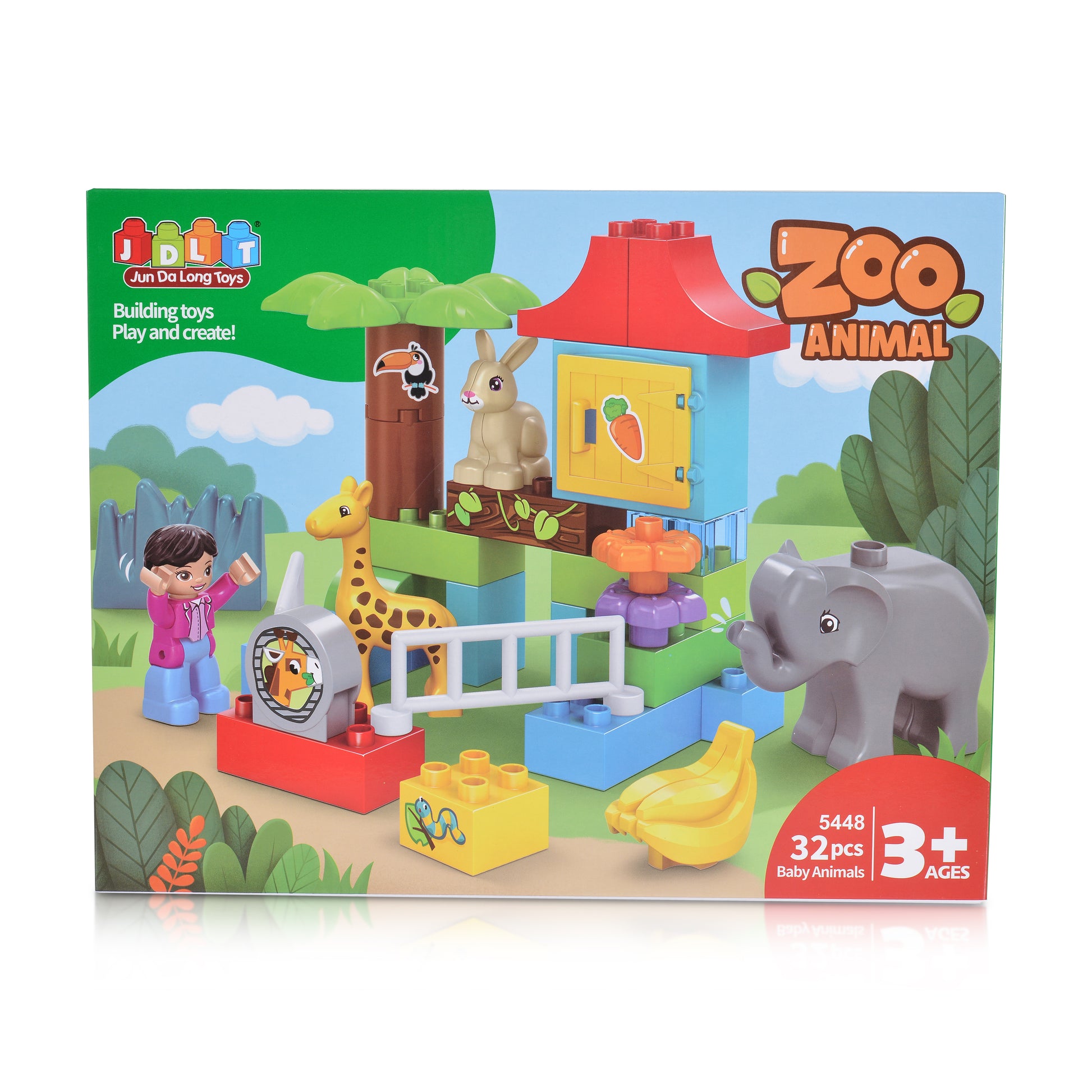 JDLT Конструктор Zoo 32 части 5448