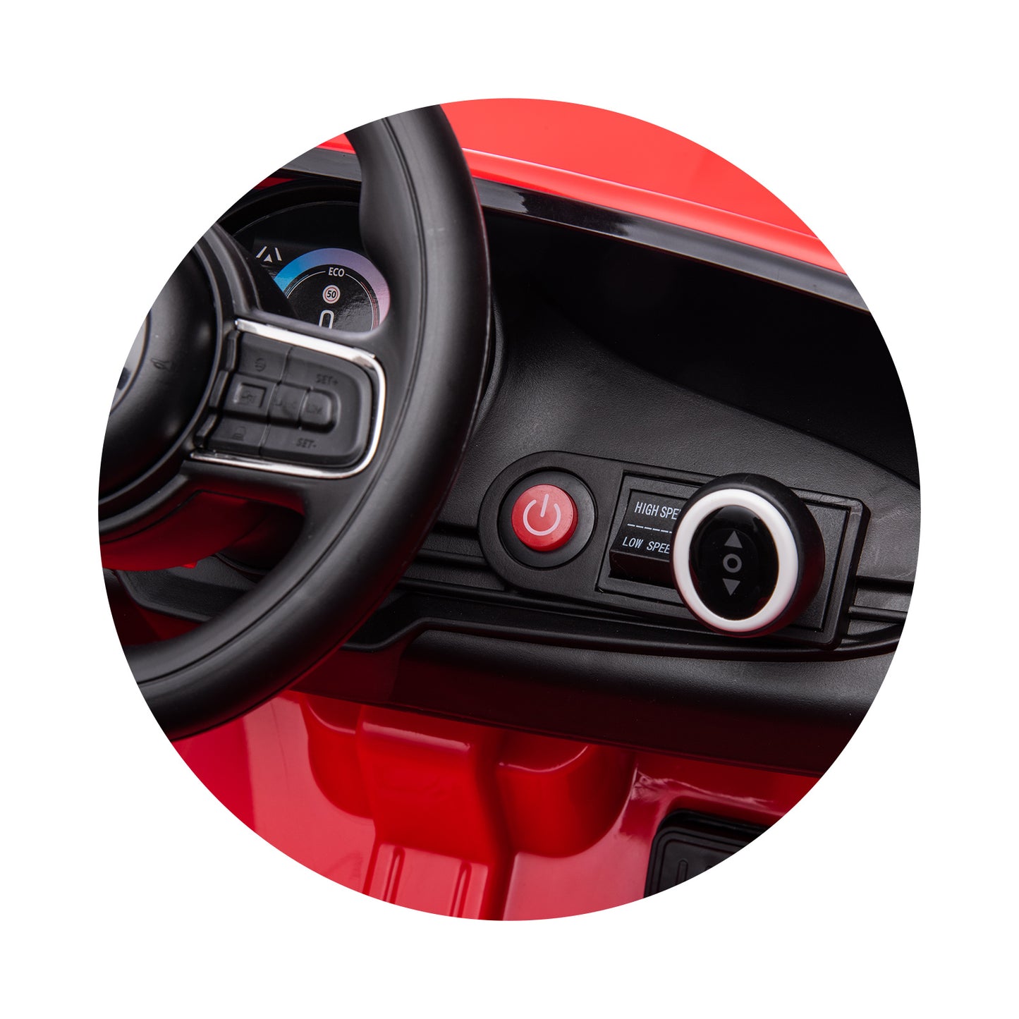 Chipolino Ел.кола FIAT 500 червена