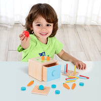 Tooky Toy Монтесори дървен куб 4в1 TK320