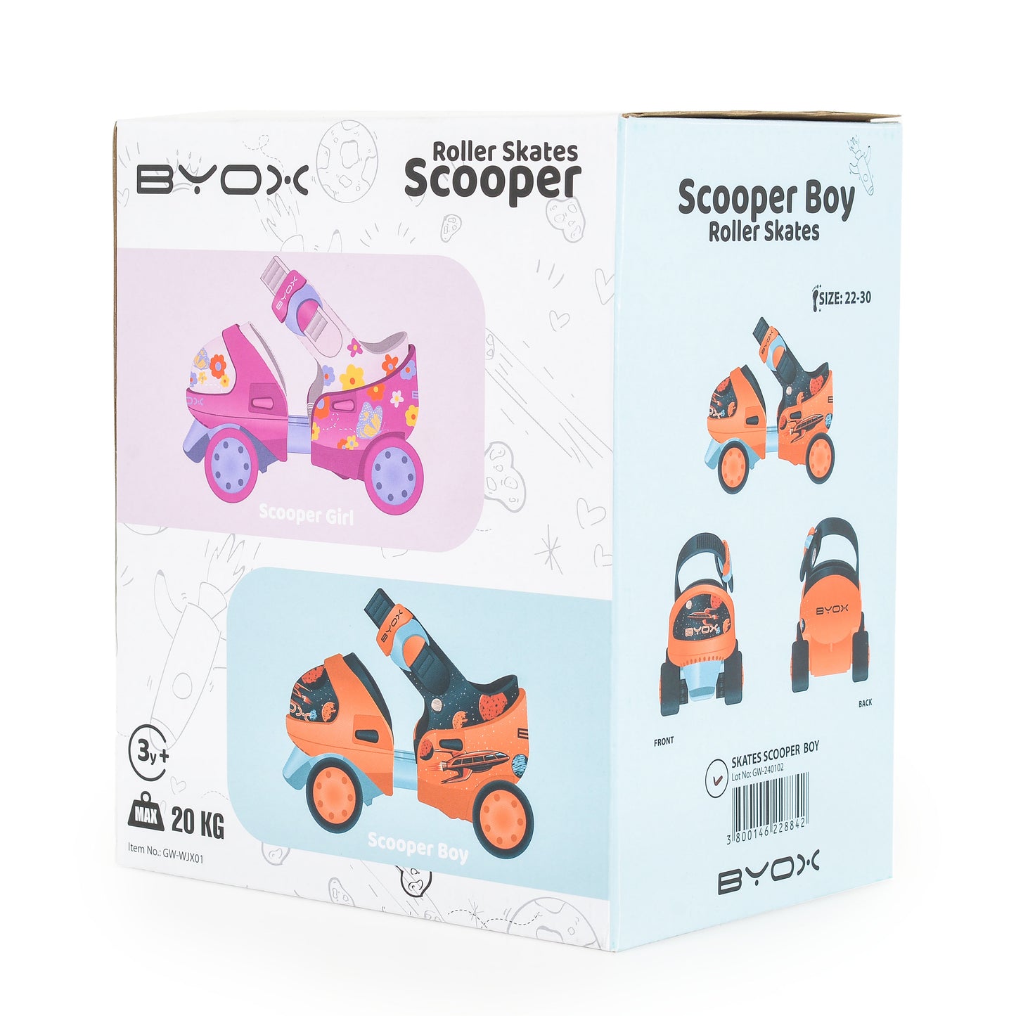 Byox Кънки Scooper boy (22-30)