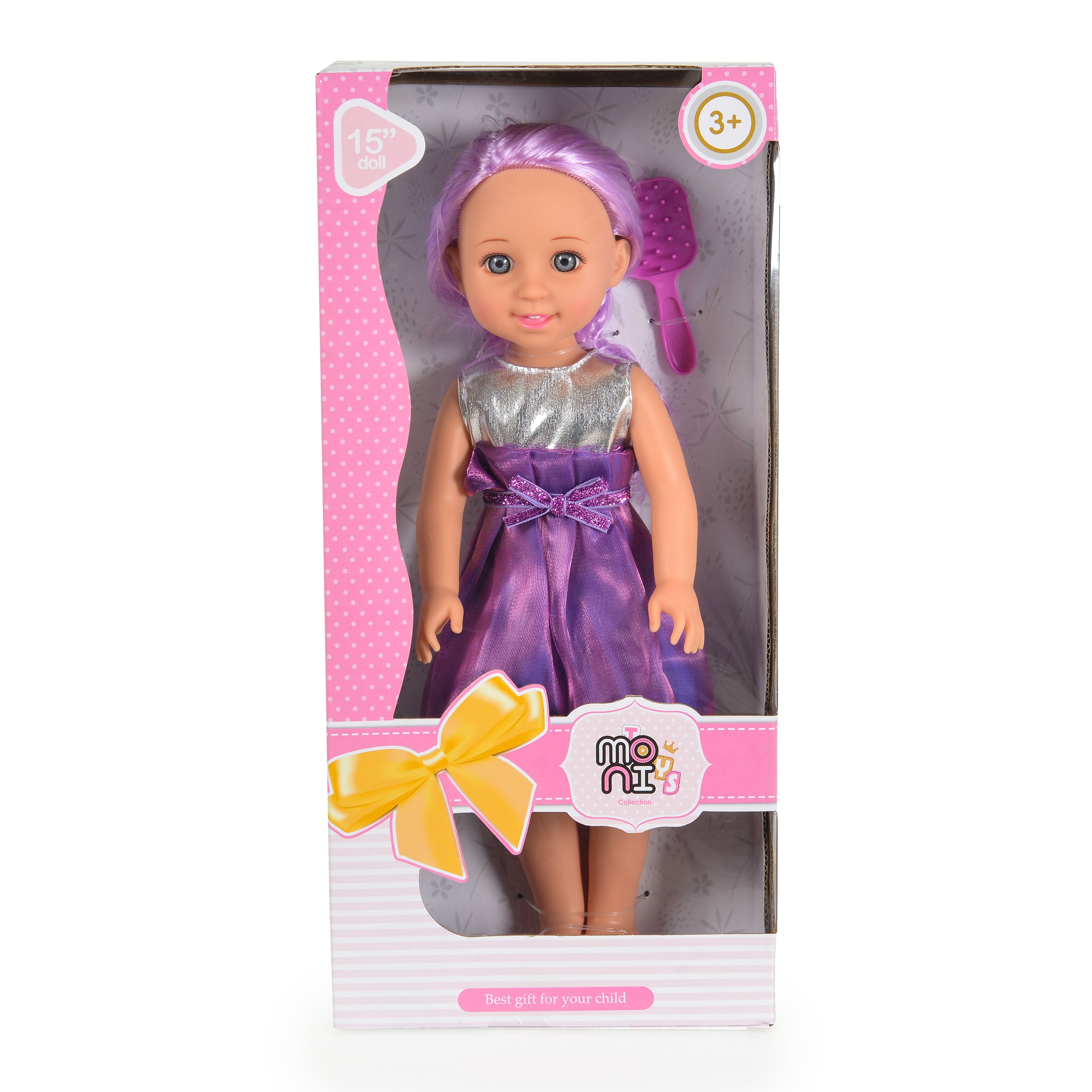 Moni Toys Кукла 38 cm Fairy Doll виолет LS1502