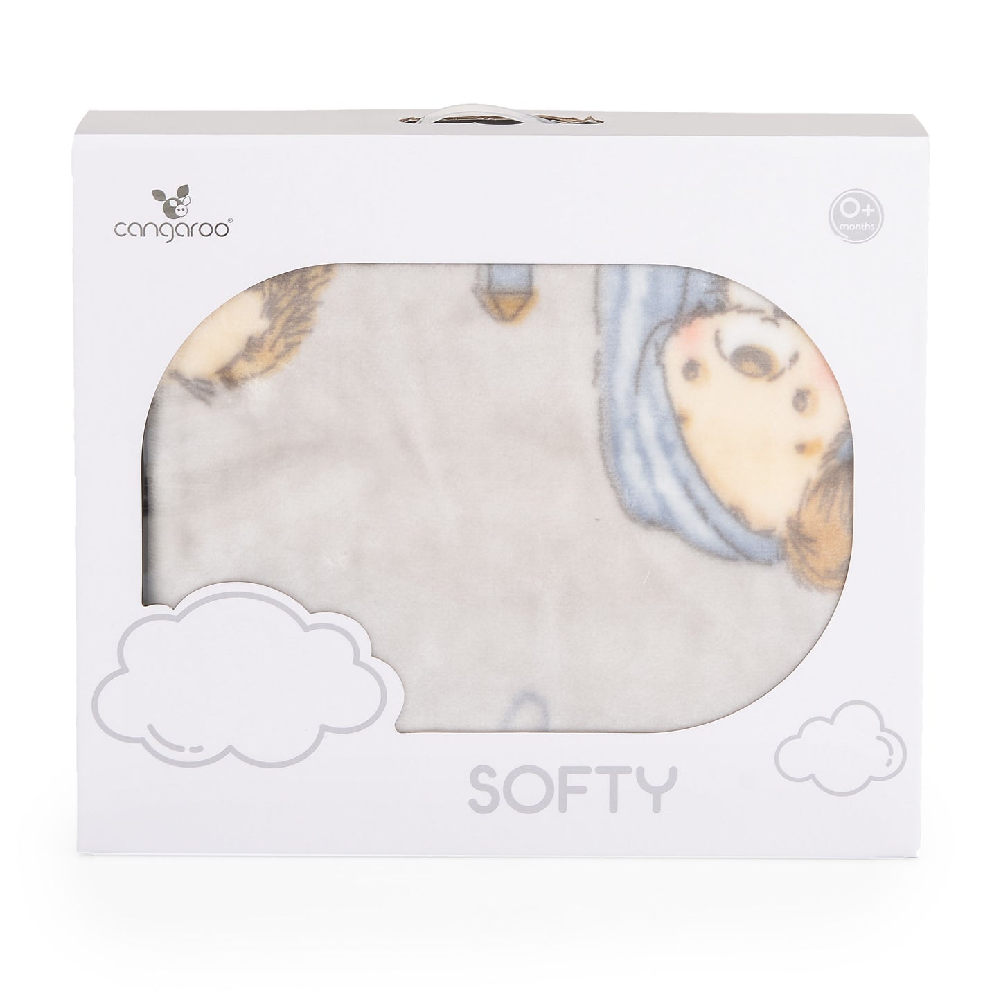 Cangaroo Одеяло 110/140 Softy Lovely day сив