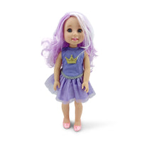 Moni Toys Кукла 38 cm Fairy Doll Sun лилава LS1502-5