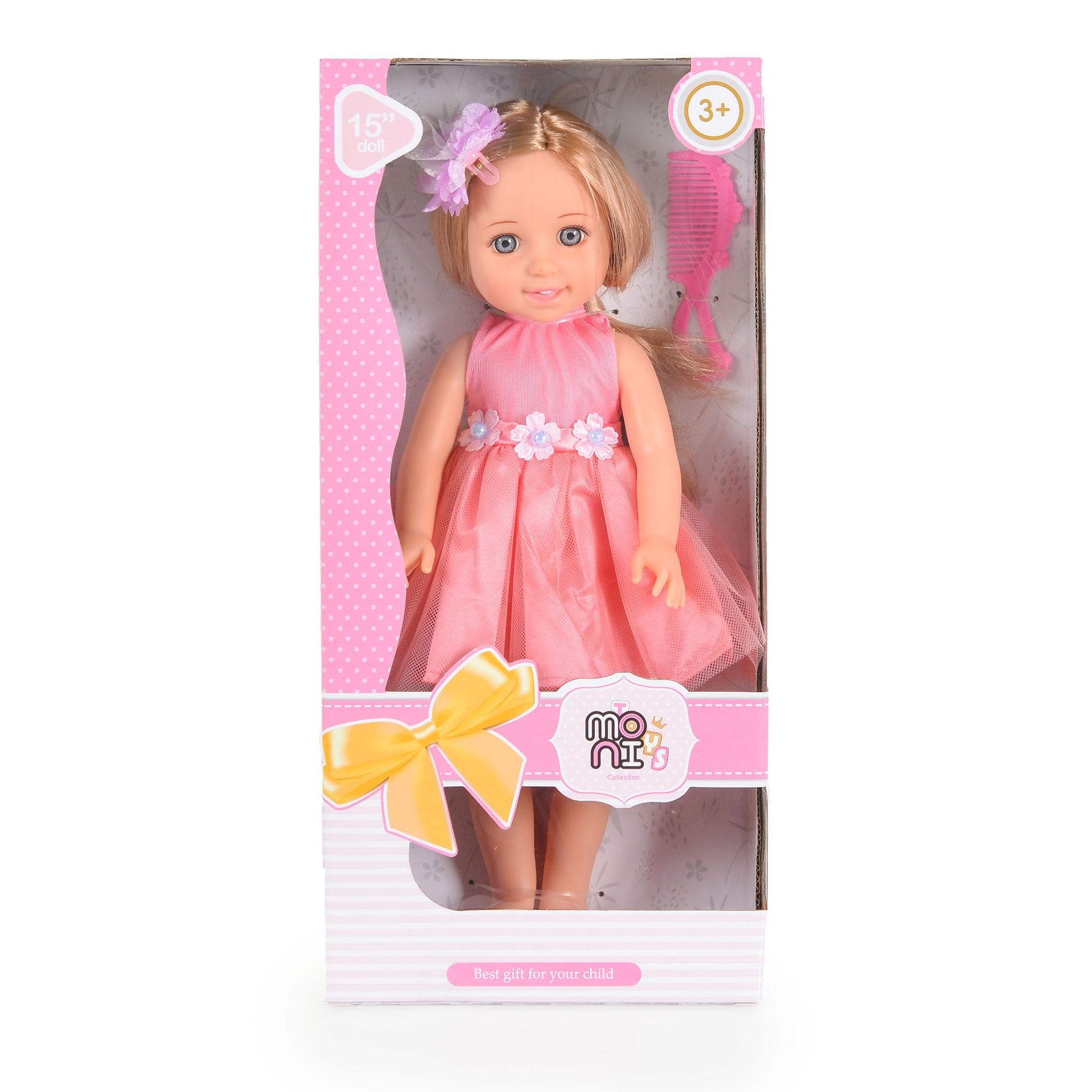 Moni Toys Кукла 38 cm Fairy Doll корал LS1502-7