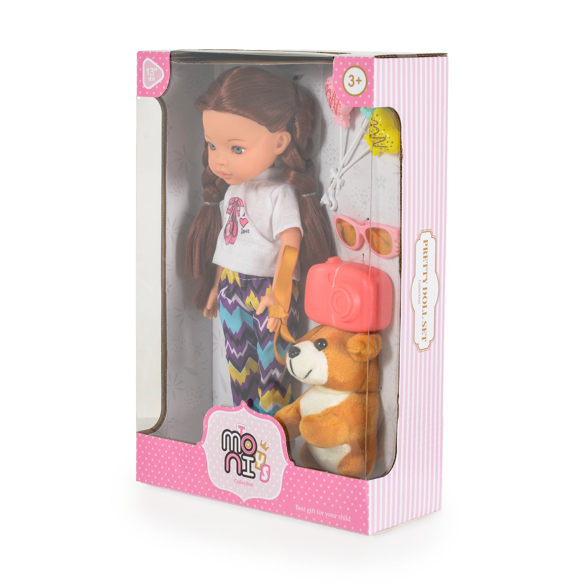 Moni Toys Кукла 33 cm Pretty Doll Set с аксесоари LS1303