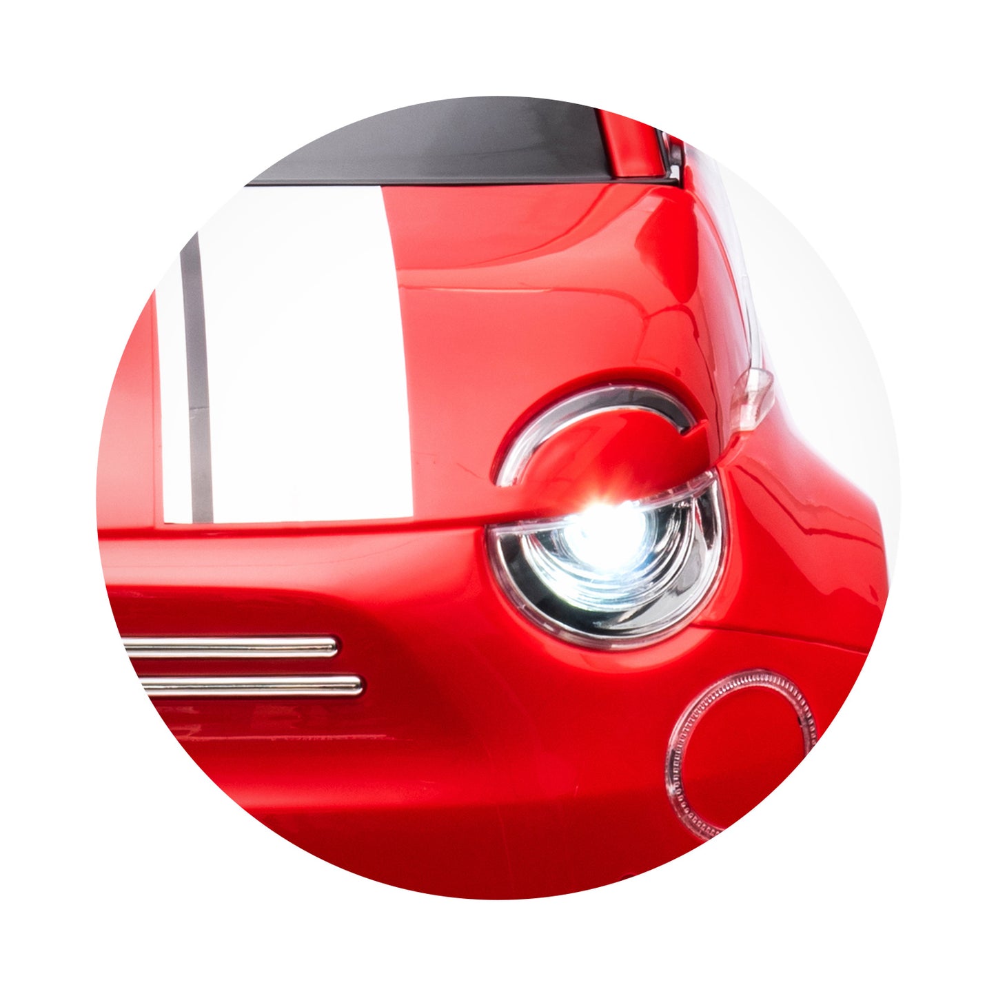 Chipolino Ел.кола FIAT 500 червена