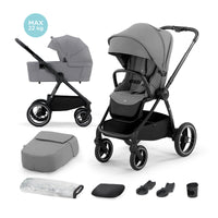 KinderKraft бебешка количка 2в1 NEA PLATINIUM GREY