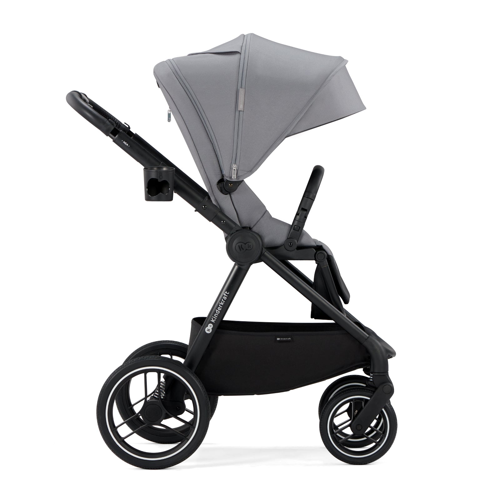 KinderKraft бебешка количка 2в1 NEA PLATINIUM GREY