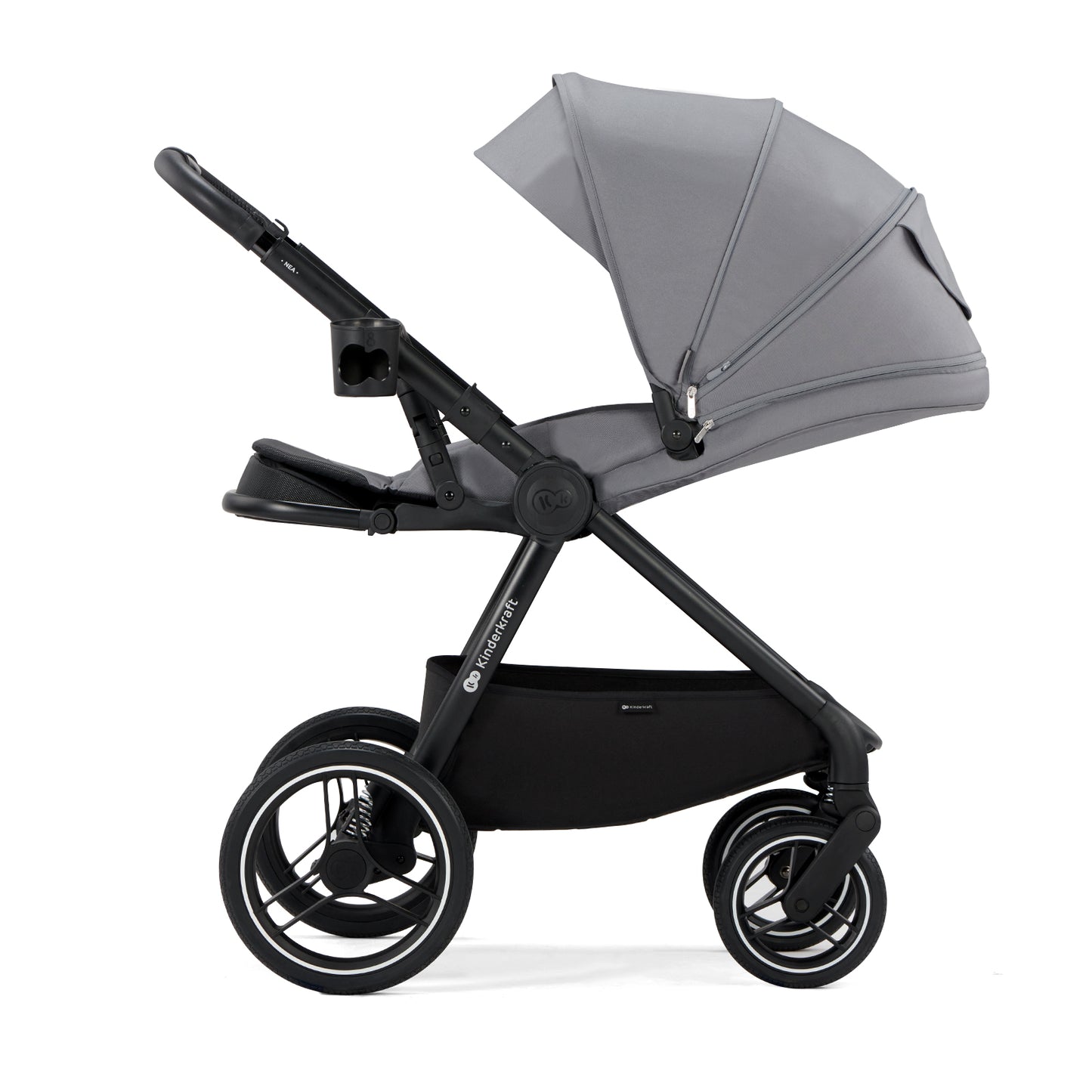 KinderKraft бебешка количка 2в1 NEA PLATINIUM GREY