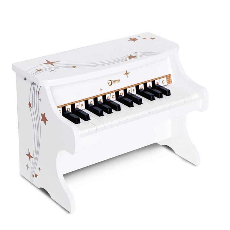 Classic World Класическо бяло пиано Fantasy за деца