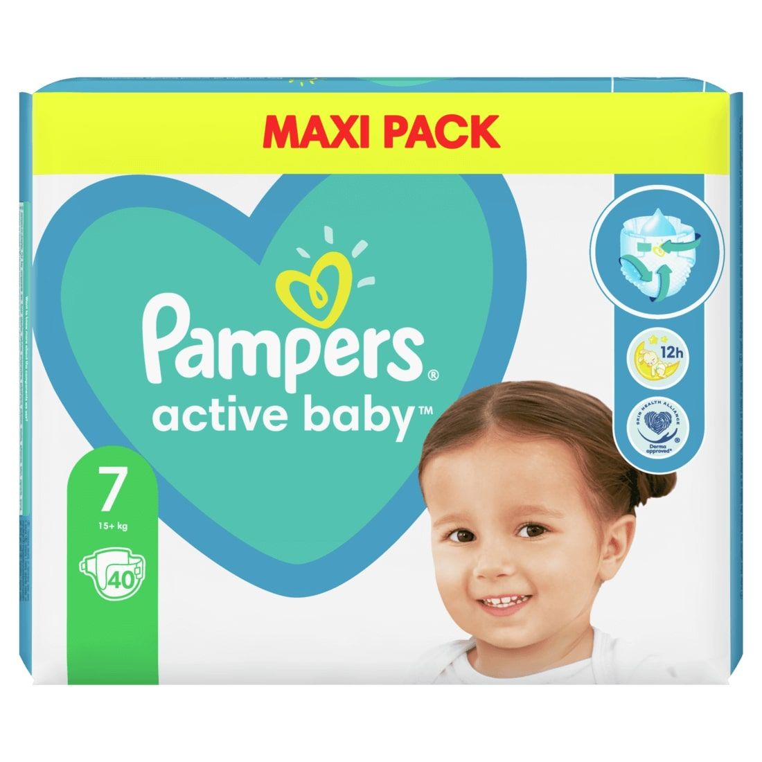 Пелени Pampers Active Baby Maxi Pack Размер 7 XL 40 бр valinokids