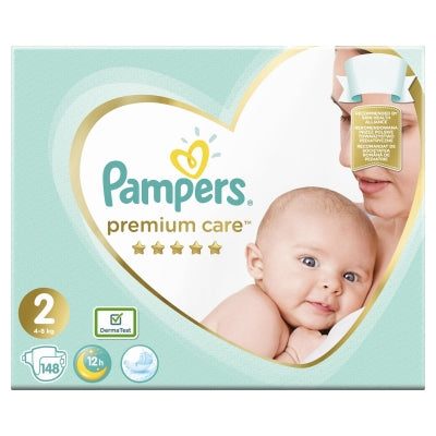 pampers premium care 2 148бр кашон valinokids