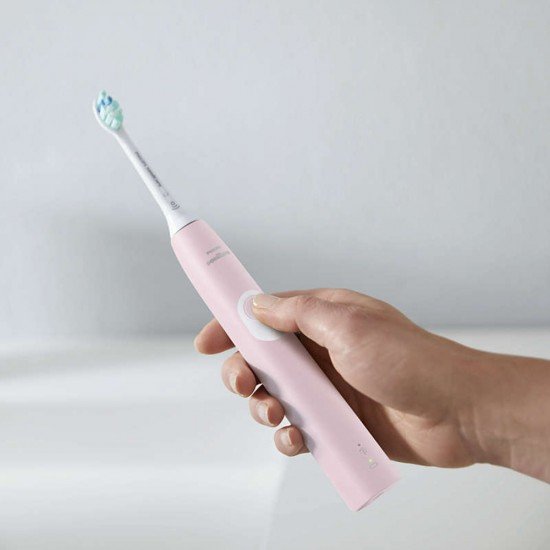 Philips Sonicare ЕЛ. ЧЕТКА ЗА ЗЪБИ 4300 ProtectiveClean HX6806/04 BrushSync - розов