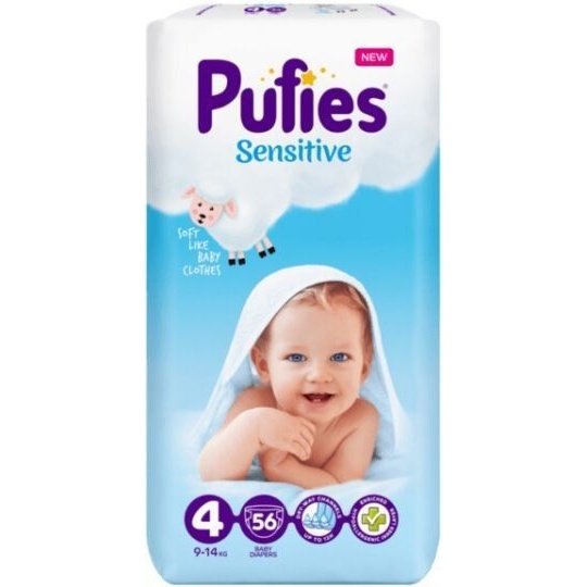 Пелени Pufies Sensitive 4 Maxi 56 бр valinokids