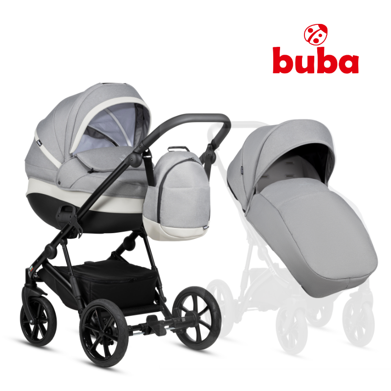 Buba ZAZA2 2в1 бебешка количка 625 Warm Grey