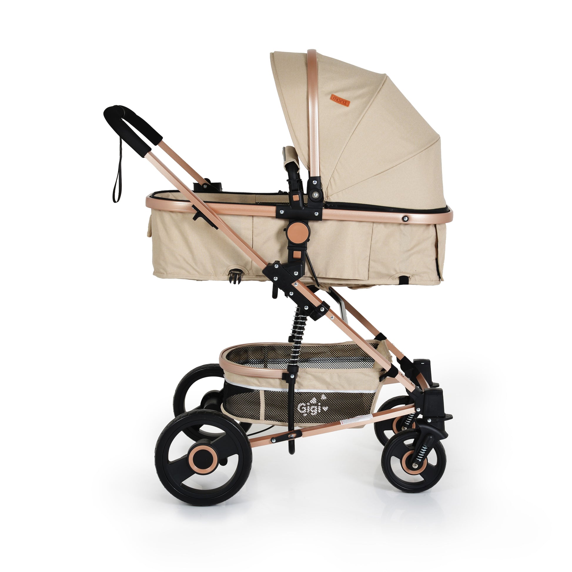 Moni Комбинирана детска количка Gigi бежов