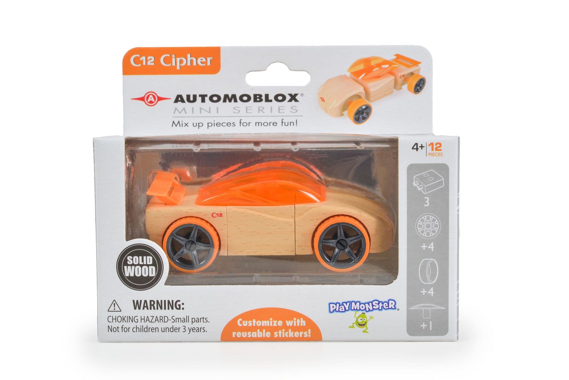 Automoblox Дървена кола Mini C12 Cipher 55133