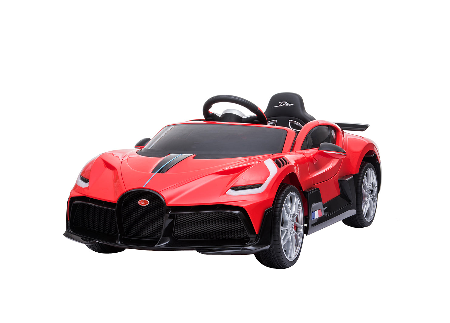 KikkaBoo Акумулаторна кола licensed Bugatti Divo Red