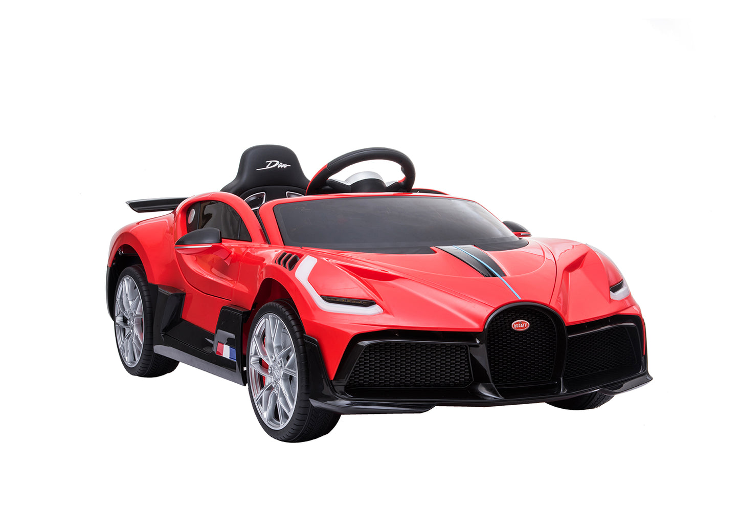 KikkaBoo Акумулаторна кола licensed Bugatti Divo Red