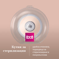 LOVI Силиконов биберон Mammafeel 0м+MINI