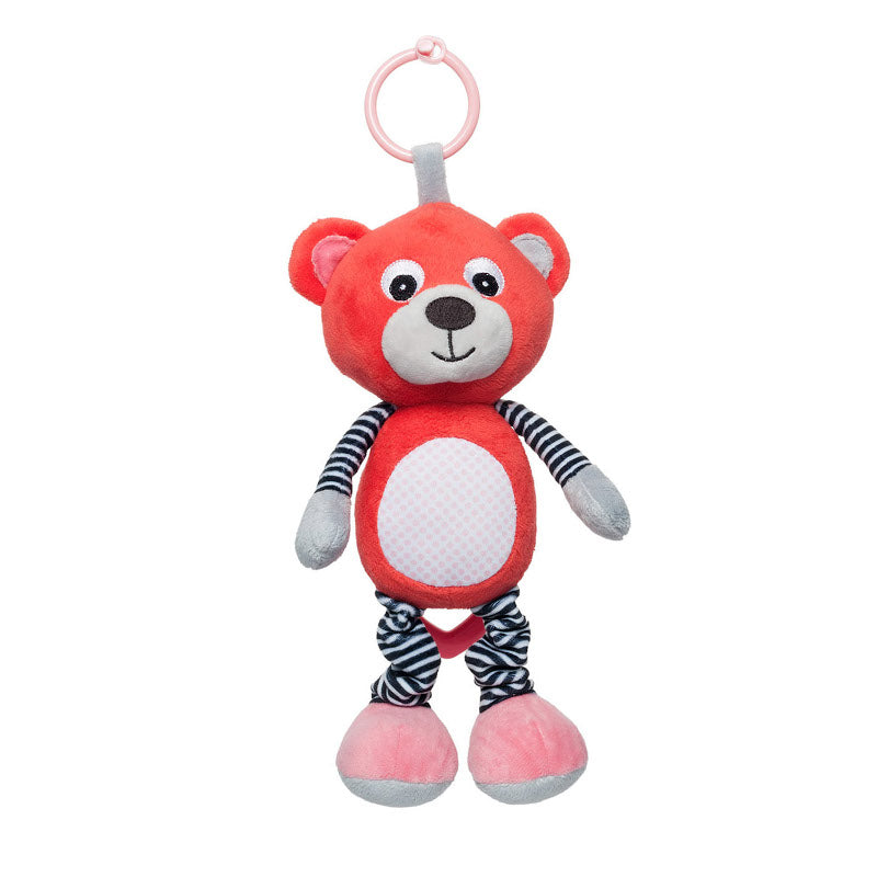 CANPOL BABIES Мека музикална играчка BEARS, 0м+, корал