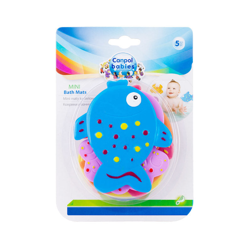 CANPOL BABIES Подложки за баня малки Colourful Ocean- 5бр