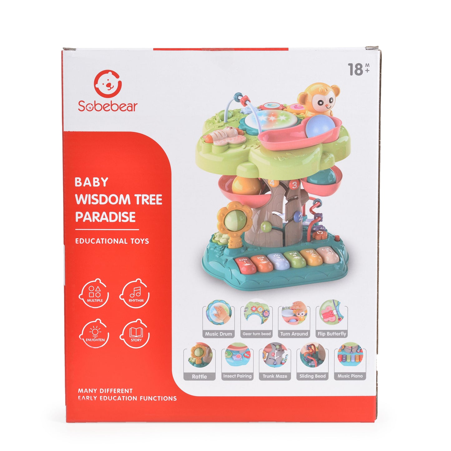 Sobebear Музикална играчка Wisdom Tree Paradise YL605