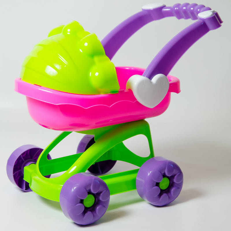 Burak toys количка за кукли легнало бебе 43х48х34