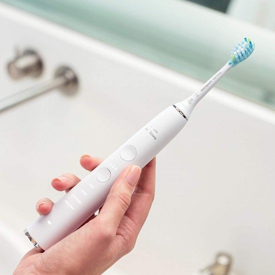 Philips Sonicare ЕЛ. ЧЕТКА ЗА ЗЪБИ DIAMOND CLEAN Smart HX9901/03  - бял + 1 глава + чаша