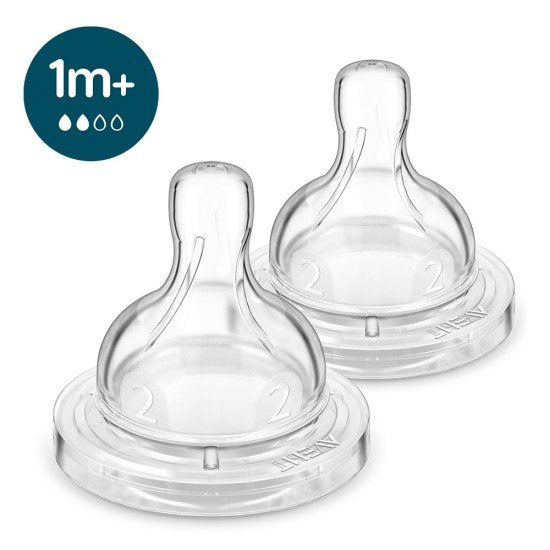 Philips Avent БИБЕРОН Anti-colic 3.0, flow 2, 1м+