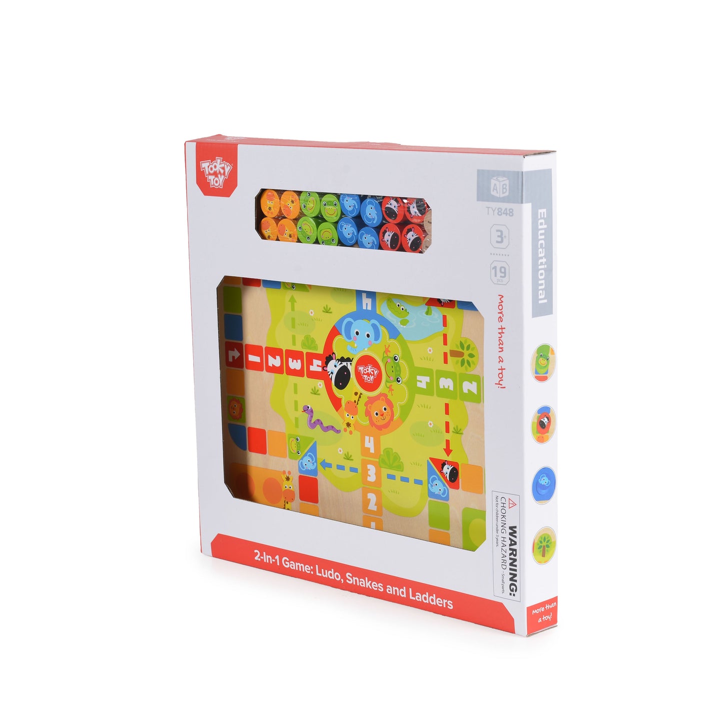 Tooky Toy Дървена игра 2в1 TY848