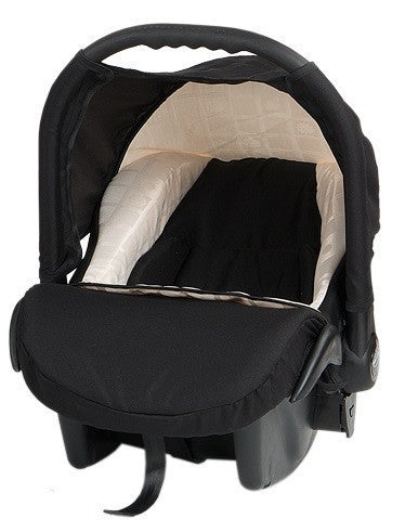 Baby Merc Бебешко кошче за кола Baby Merc Zipy - Черно и бяло
