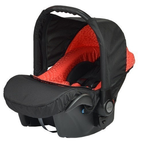 Baby Merc Бебешко кошче за кола Baby Merc Zipy - Черно и червено