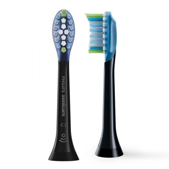 Philips Sonicare Глава за четка Premium Plaque Defence HX9042/33 C3 чер - 2бр.