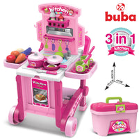 Детска кухня Buba Kitchen little Chef 008-927, Розова