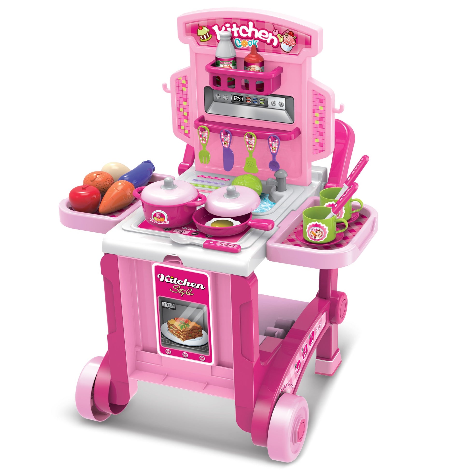 Детска кухня Buba Kitchen little Chef 008-927, Розова