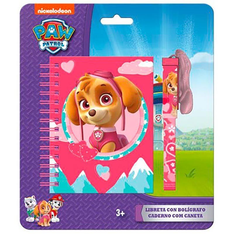 Nickelodeon Детски бележник с химикал - Paw Patrol, Skye